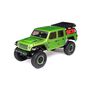 1/24 SCX24 Jeep JT Gladiator 4X4 RTR Brushed Rock Crawler (Battery & Charger Included), Green