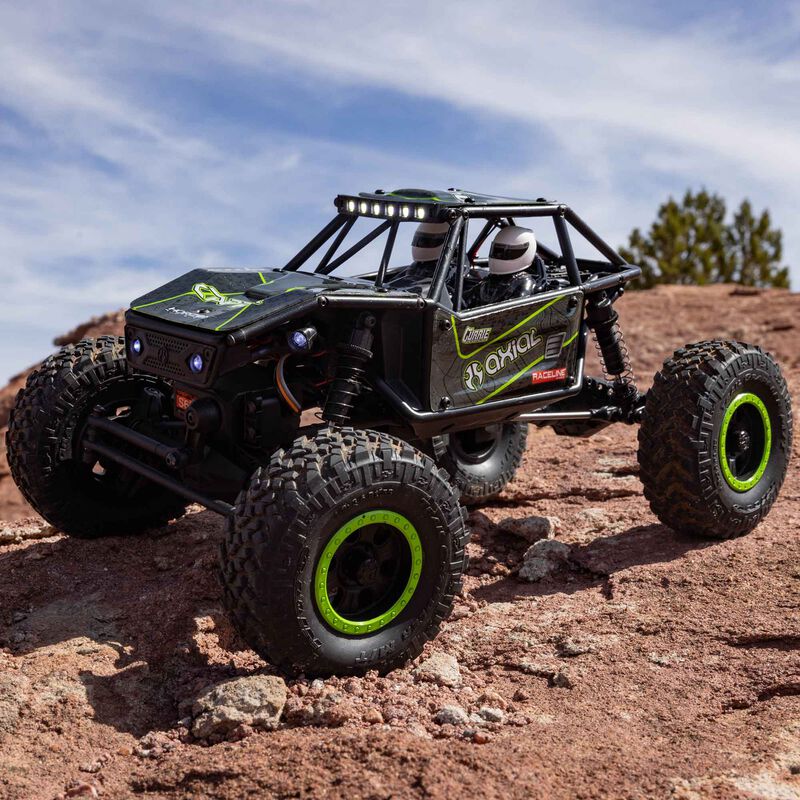 1/18 UTB18 Capra 4X4 RTR Brushed Rock Crawler (Battery & Charger Included), Black