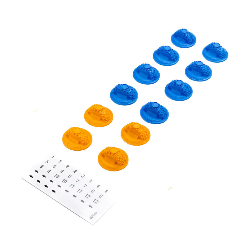Gate Marker Set, Blue, Orange (12): Axial SCX30