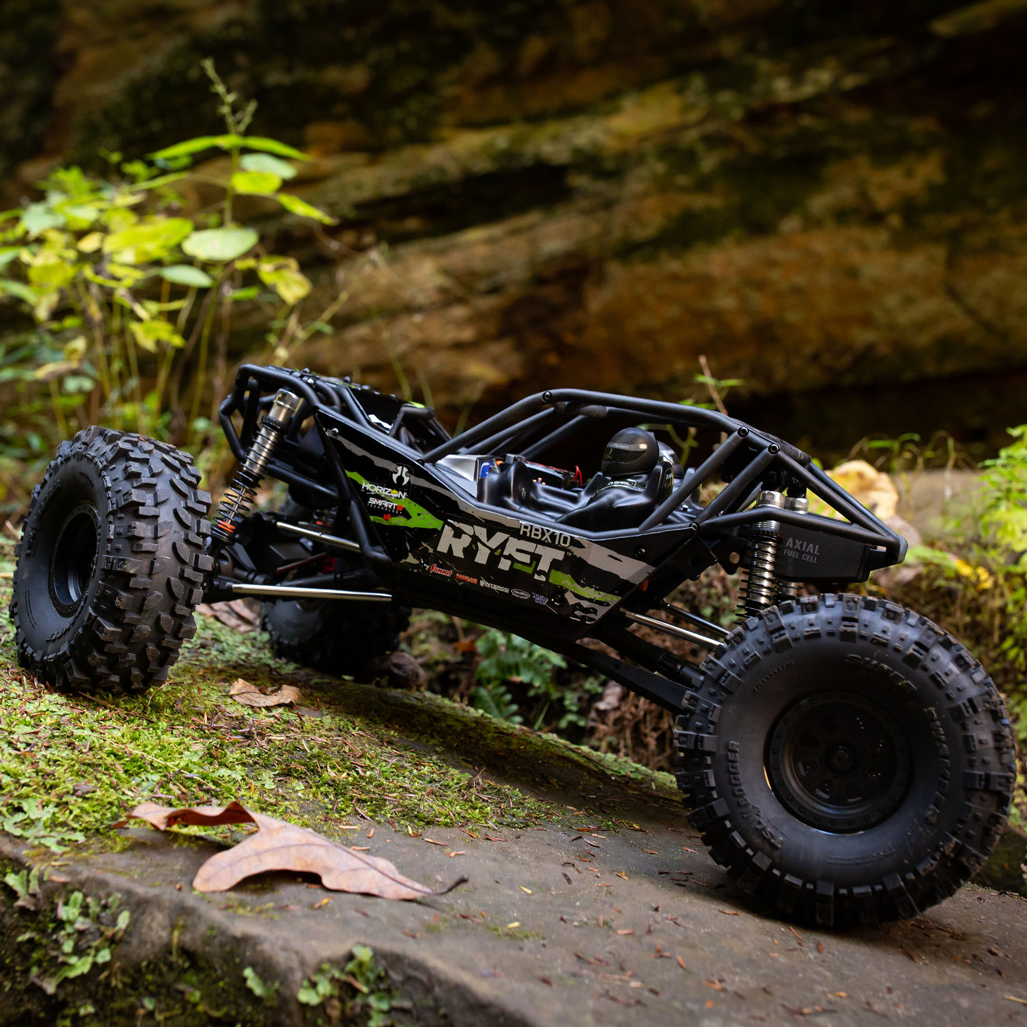 1/10 RBX10 Ryft 4X4 Brushless Rock Bouncer RTR, Black