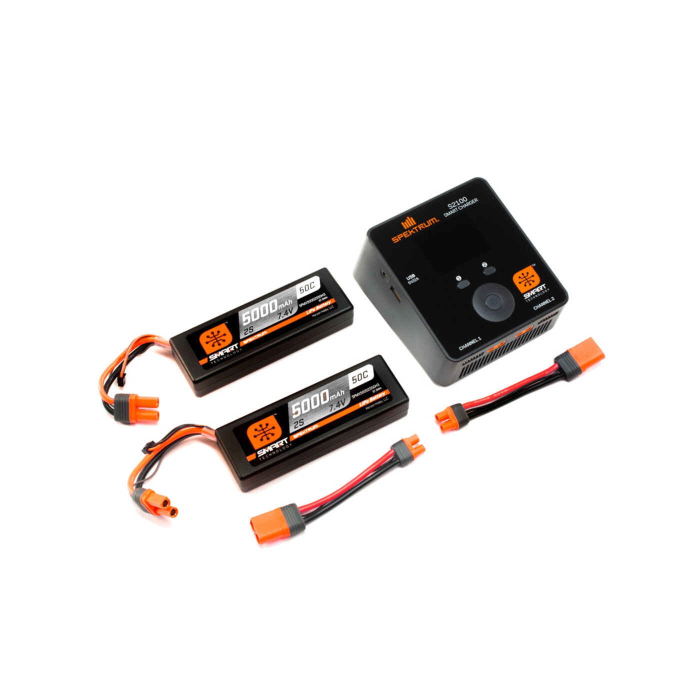 Spektrum Accessories Adapter: IC3 Battery / IC5 Device | Axial