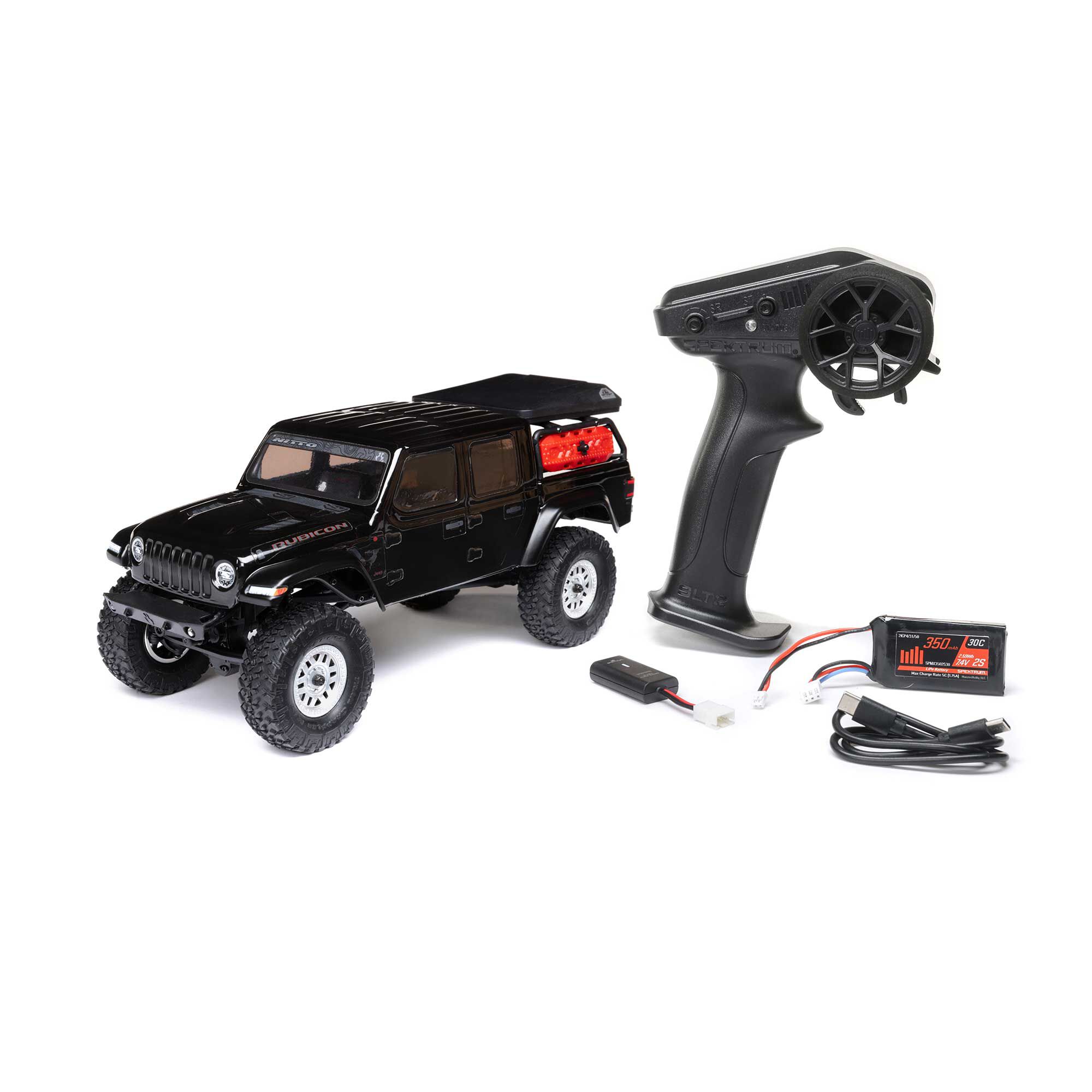 Axial 1/24 SCX24 Jeep JT Gladiator 4X4 RTR Brushed Rock Crawler