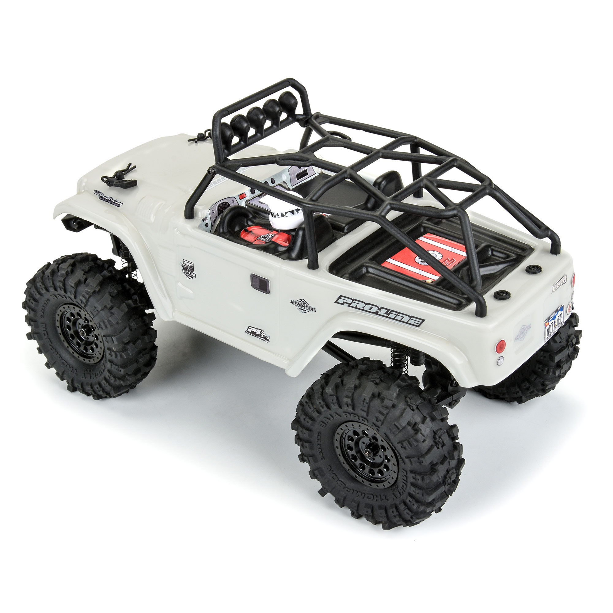 1/24 1979 Toyota Land Cruiser FJ40 Clear Body with Trail Cage