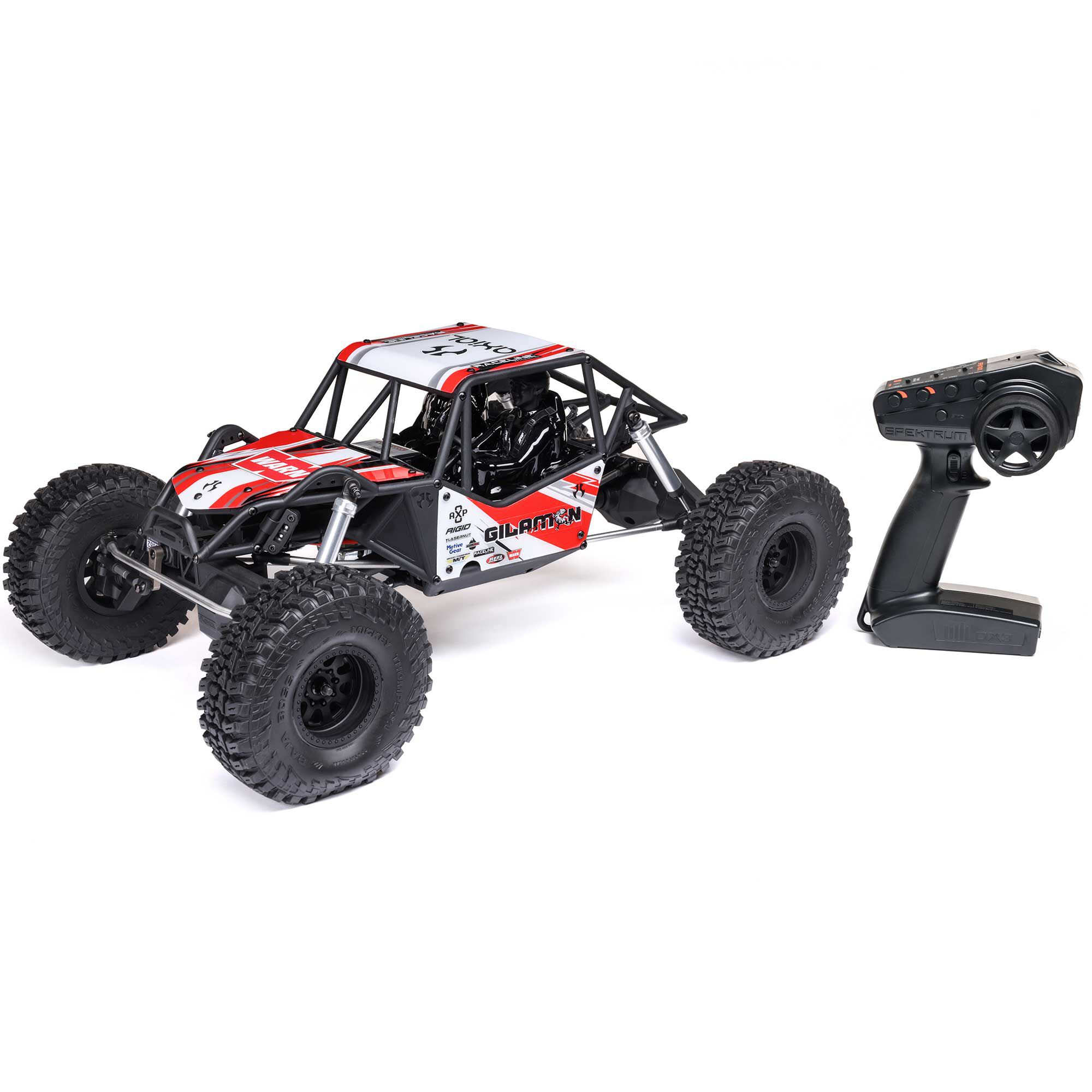 アキシャル　ギラモン 1/8 クローラー Axial 1/8 AXP8 Gilamon 2.2 4X4 RTR Brushed Trail Buggy, Red