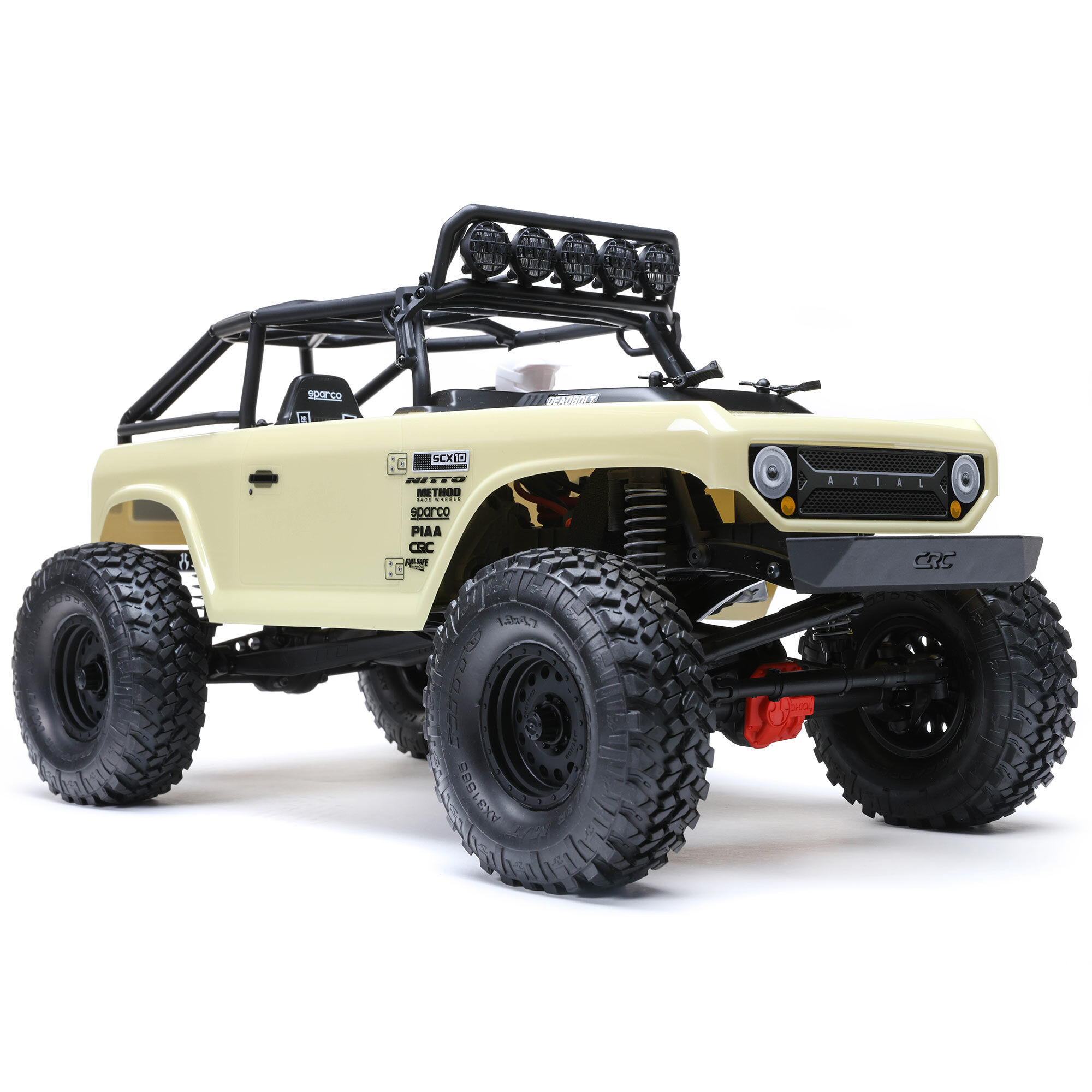 Axial 1/10 SCX10 II Deadbolt 4X4 Brushed RTR, Tan | Axial Adventure