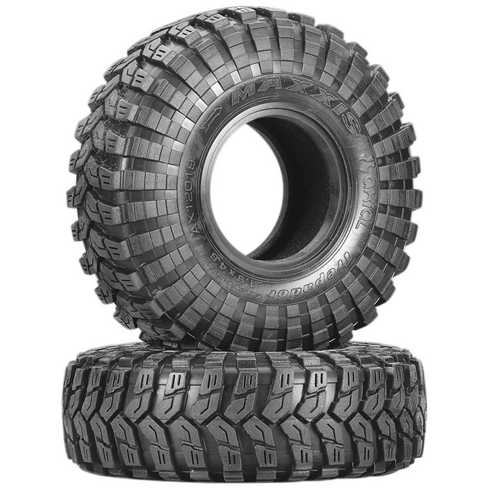 1/10 8-Hole 1.9 Beadlock Wheels, 12mm Hex, Black (2) | Axial Adventure