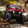 Axial 1/30 SCX30 Jeep CJ-7 GenRight 4X4 RTR Brushed Rock Crawler (Battery & Charger Included), Red