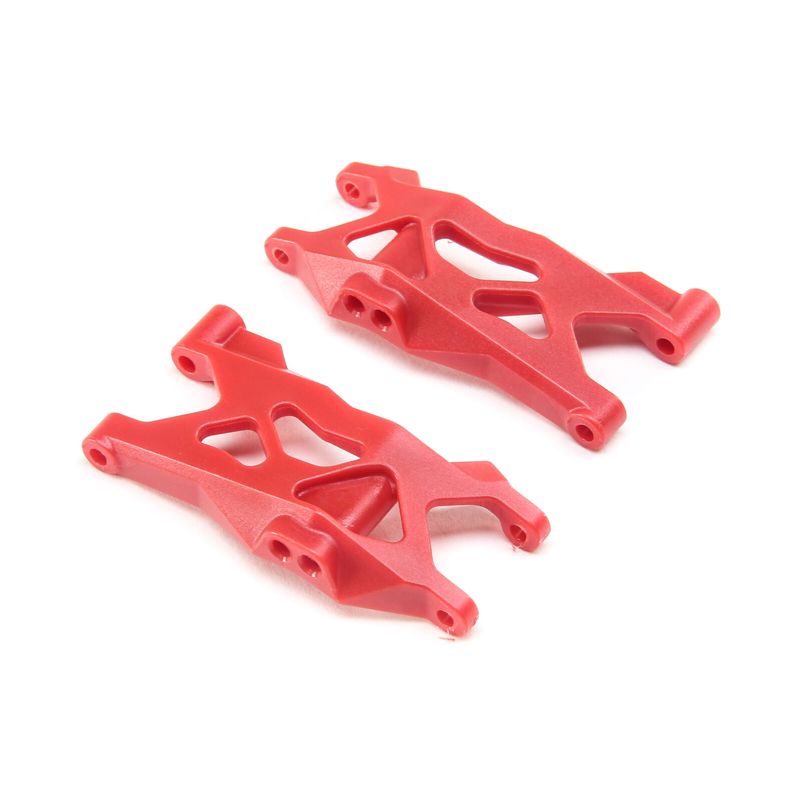 Front Lower Control Arm Set, Red: Yeti Jr