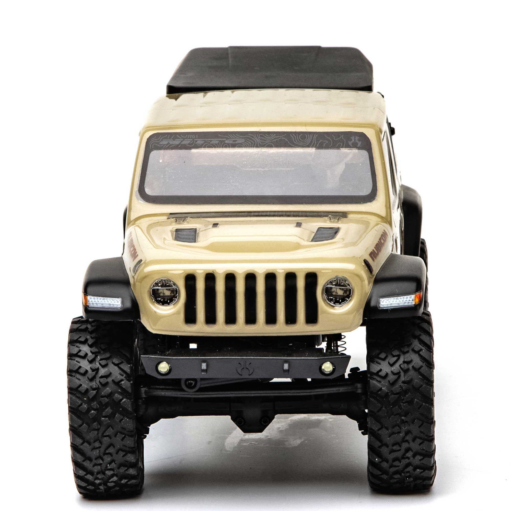 1 24 SCX24 Jeep JT Gladiator 4WD Rock Crawler Brushed RTR Beige