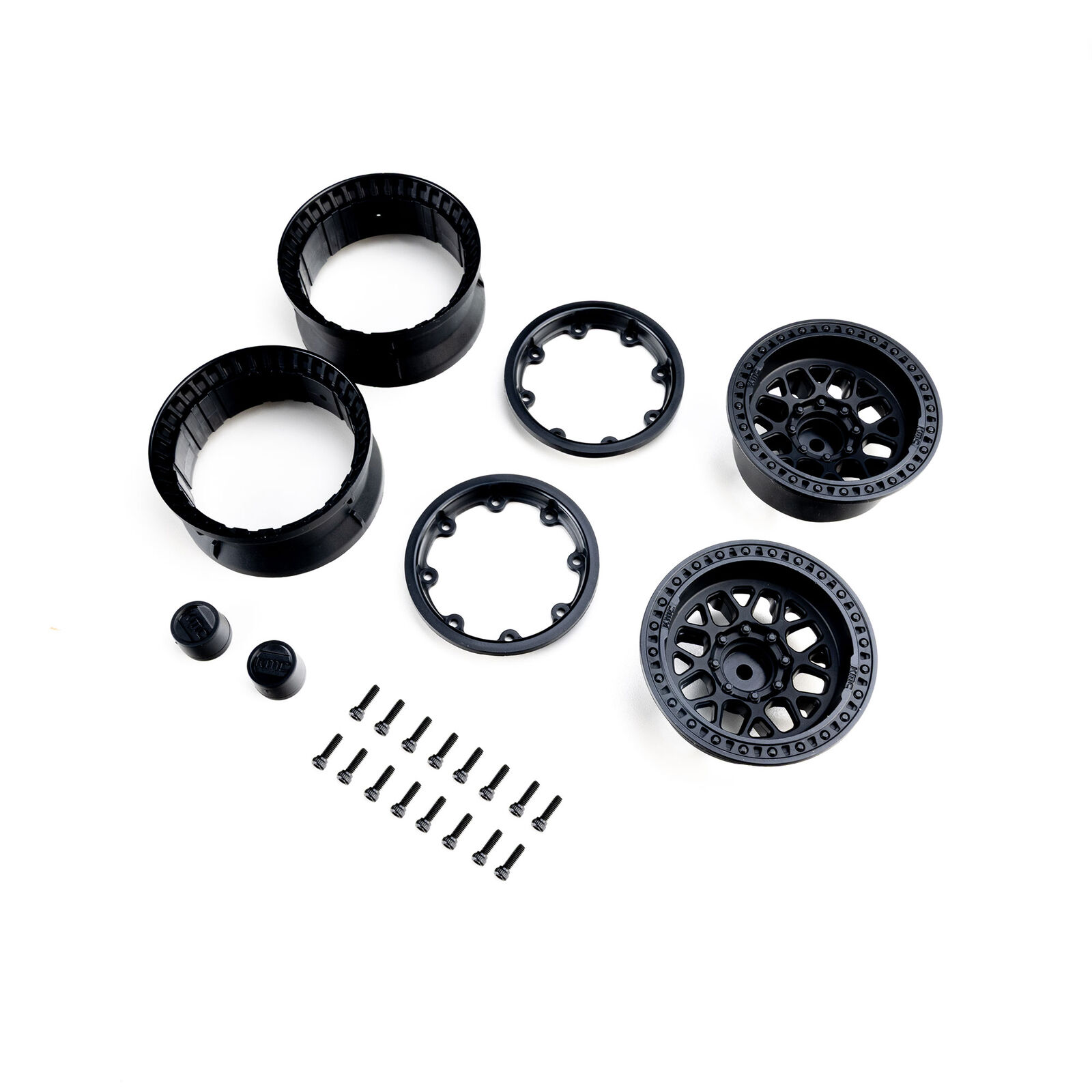 Axial 1.9" KMC Grenede Beadlock Wheels (2)