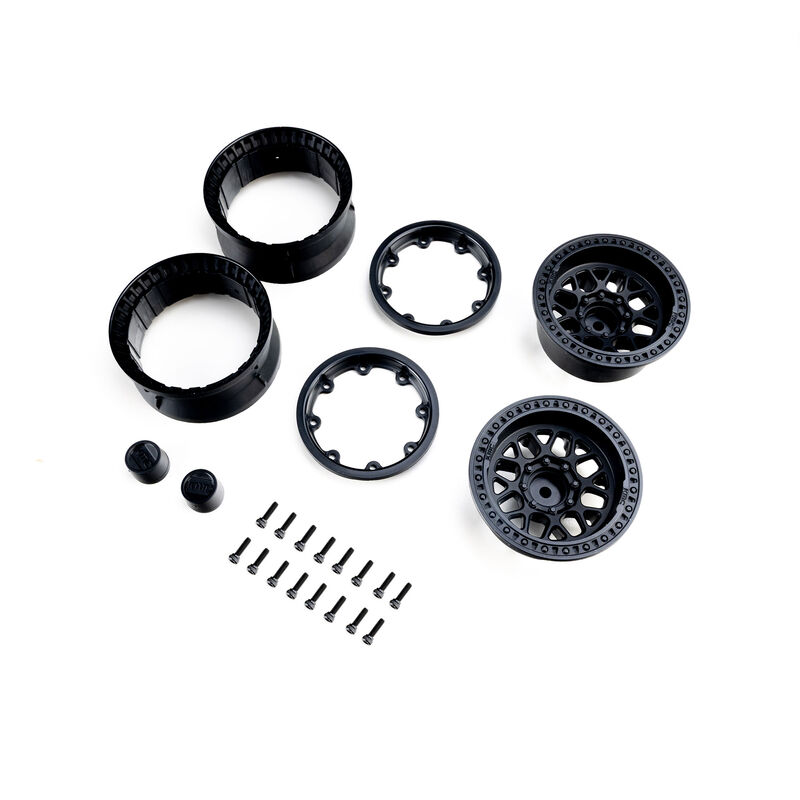 Axial 1.9" KMC Grenede Beadlock Wheels (2)