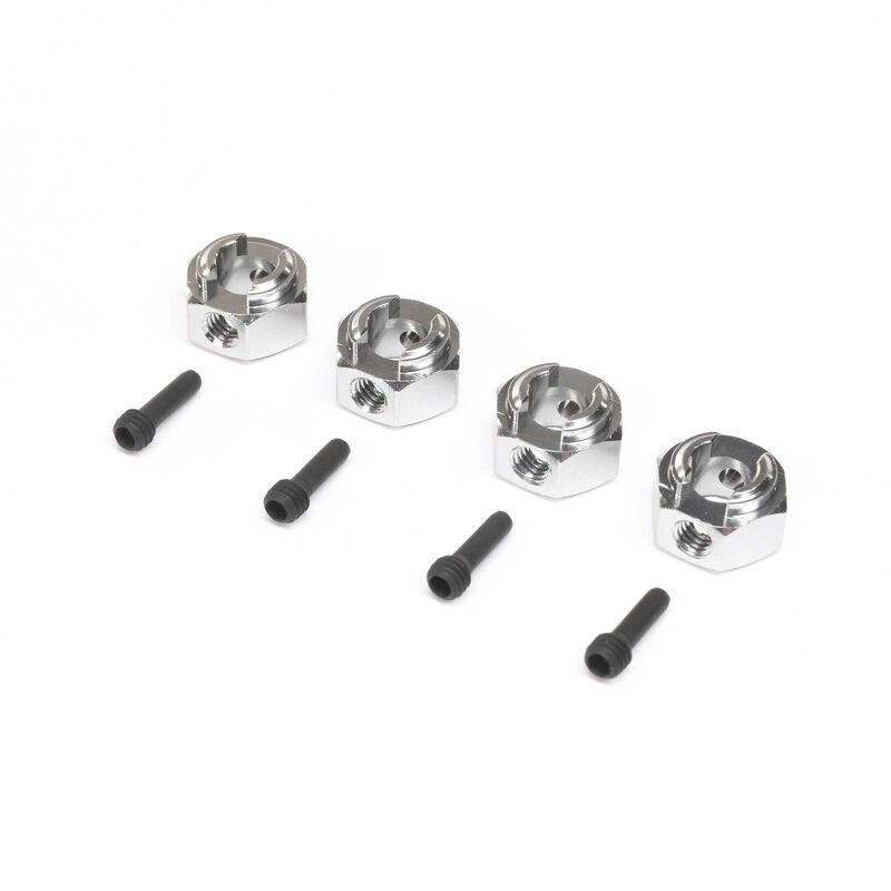 Aluminum Hex Hub, 12mm, Hard Anodized: RBX10