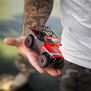 Axial 1/30 SCX30 Jeep CJ-7 GenRight 4X4 RTR Brushed Rock Crawler (Battery & Charger Included), Red