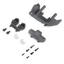 Axial Front Bumper Set, Gray, Jeep JT: SCX10 III MotoBilt