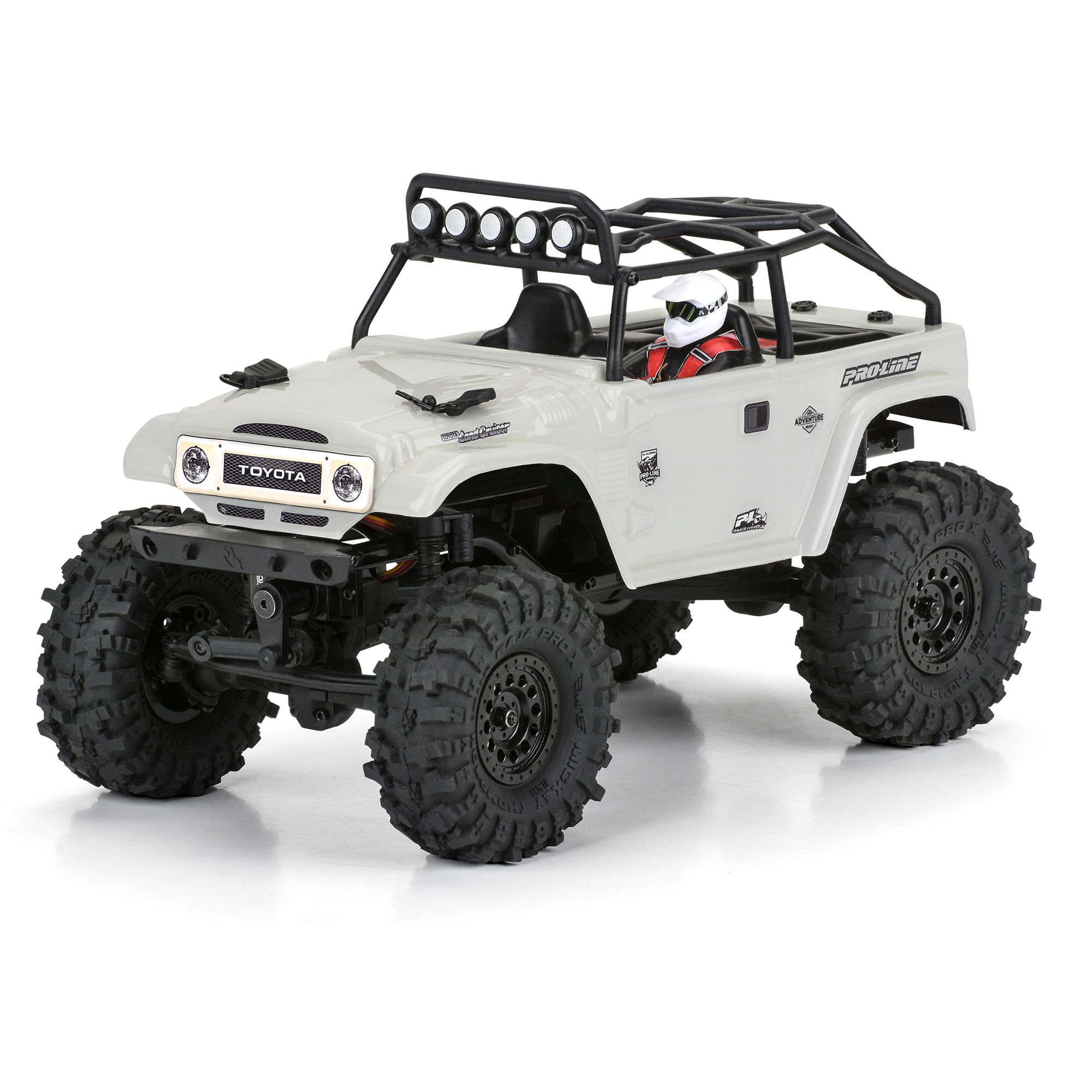アキシャル SCX24 ランクル40 プラボディ axial クローラーラジコン 1/24 1979 Toyota Land Cruiser FJ40 Clear Body with Trail
