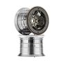 1/8 Oversize 8-Spoke 3.8 Beadlock Wheels, 17mm Hex, Black Chrome (2)