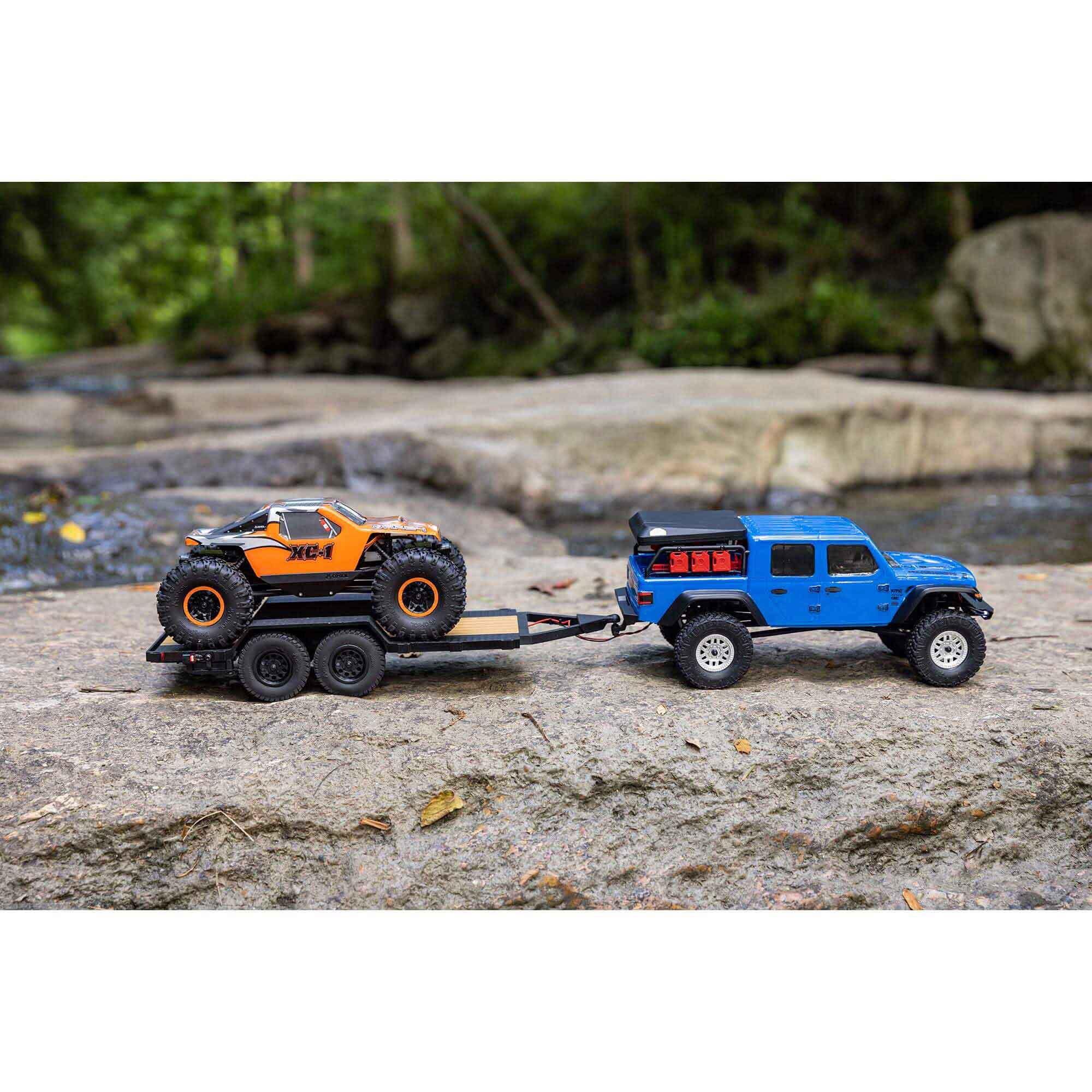 1/24 SCX24 Flat Bed Vehicle Trailer | Axial Adventure