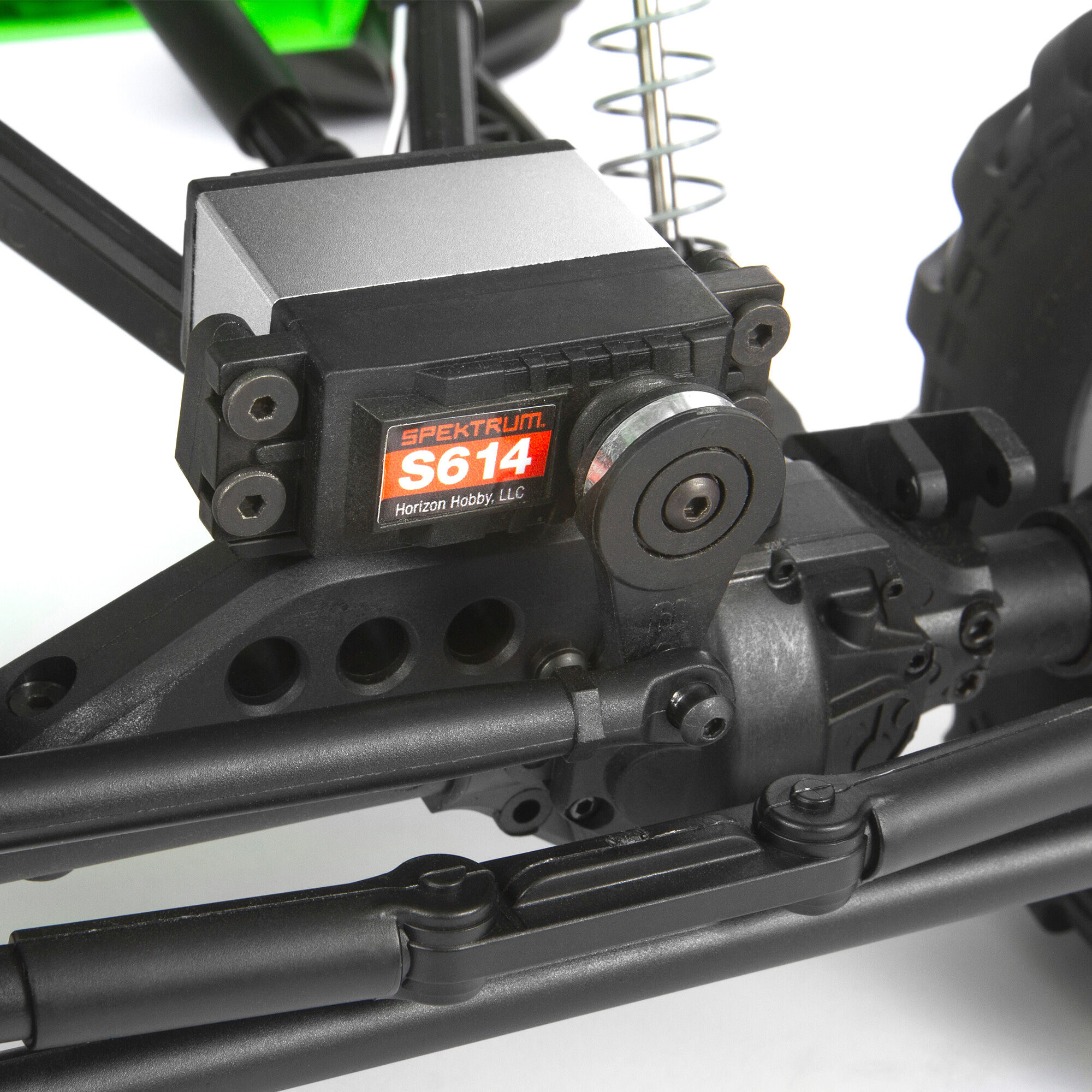 GPM Aluminum Axle Housing Set For Axial SMT10 Grave Digger (AX90055) - 6pc Orange Upgrade Parts