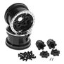 1/10 2.2 Walker Evans Wheels, 12mm Hex, Black Chrome (2)