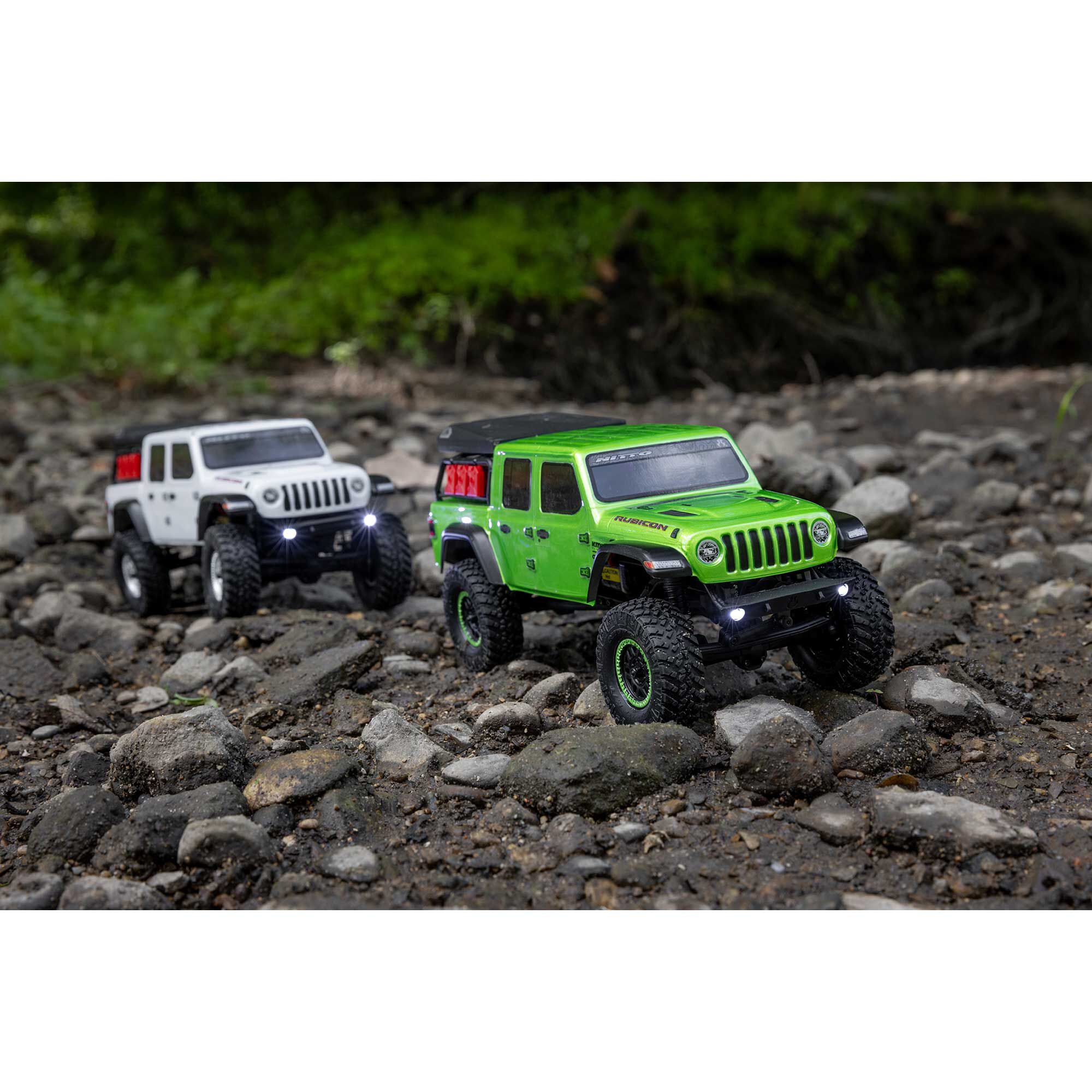 1/24 SCX24 Jeep JT Gladiator 4X4 RTR Brushed Rock Crawler (Battery