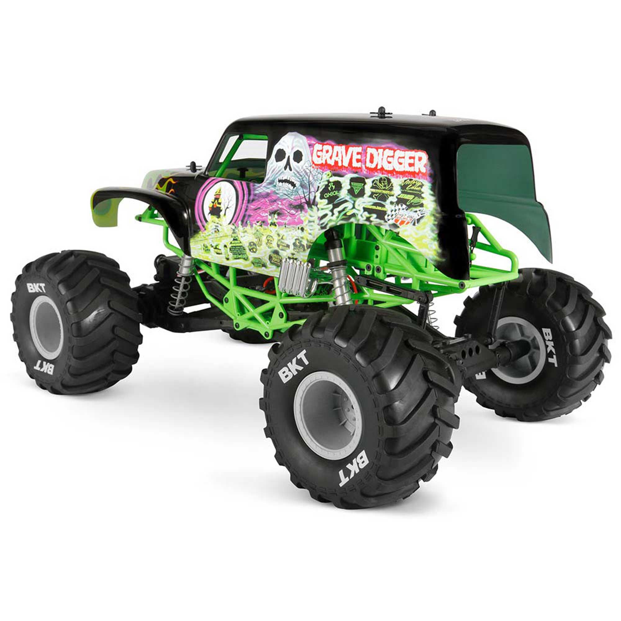 1 10 SMT10 Grave Digger Brushed Monster Jam Truck 4WD RTR Axial Adventure