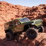 1/6 SCX6 Jeep JLU Wrangler 4X4 RTR Brushed Rock Crawler, Green
