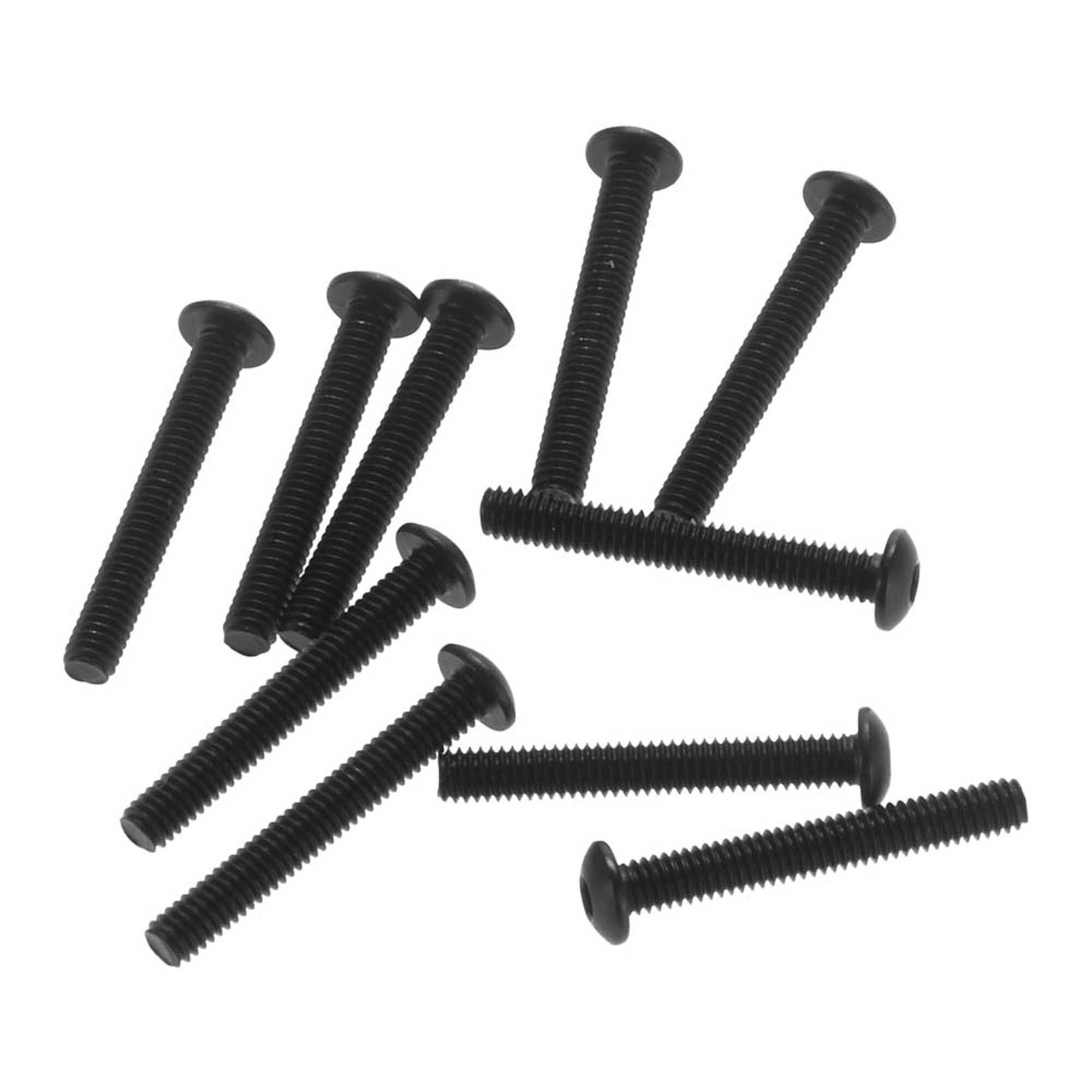 Hex Socket Button Head M2.6x1mm Black (10) | Axial Adventure