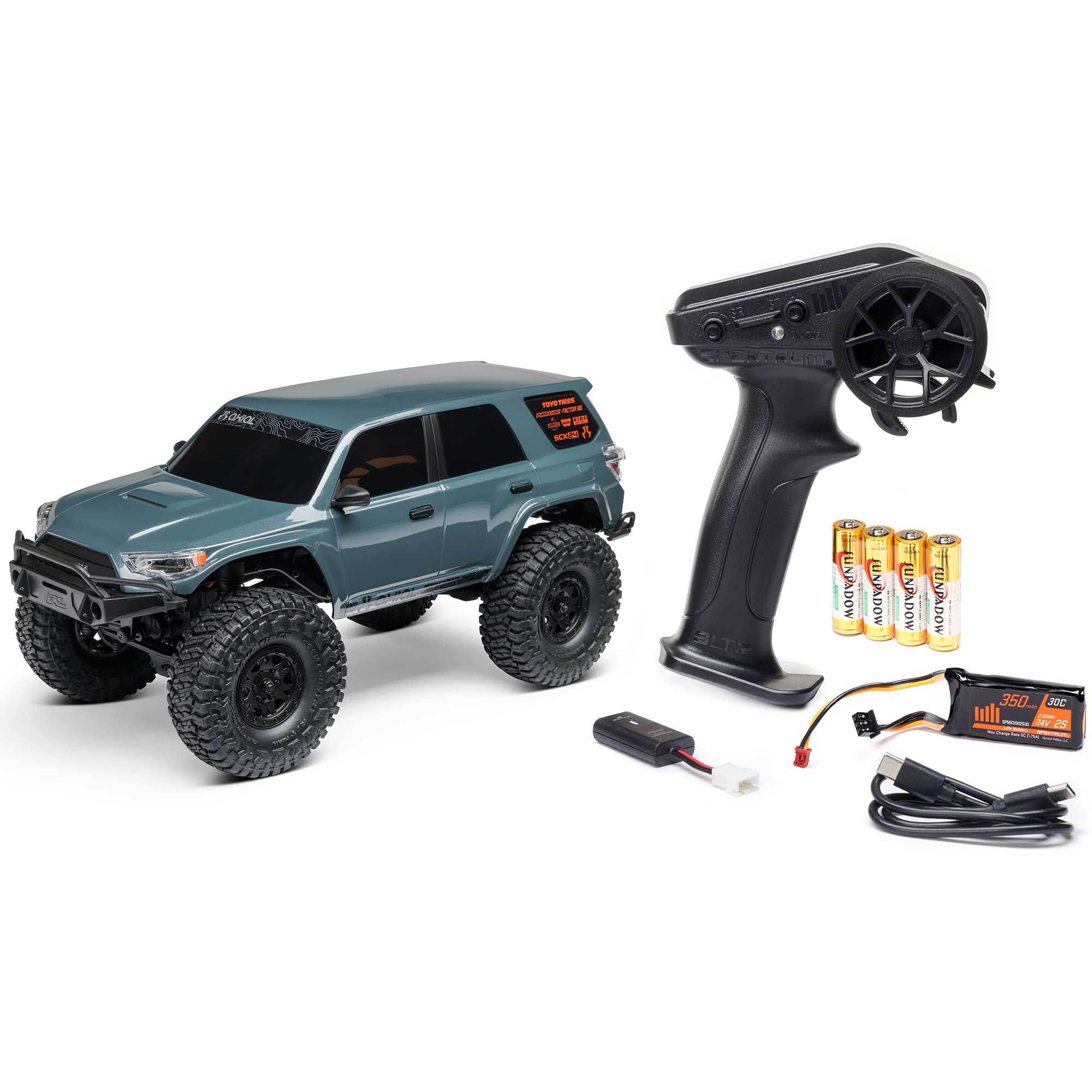 Axial 1/24 SCX24 Toyota 4Runner 4X4 RTR Brushed Rock Crawler