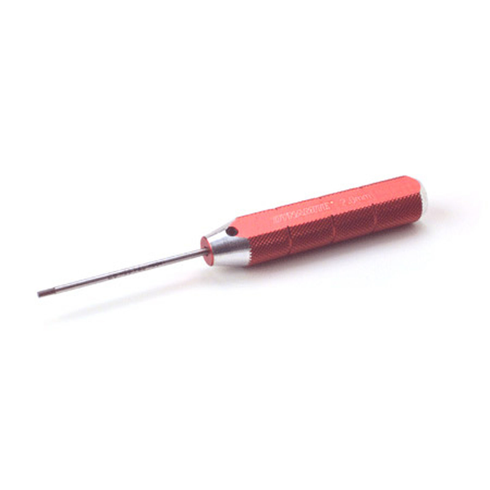 Machined Hex Driver, Red: 2.0mm