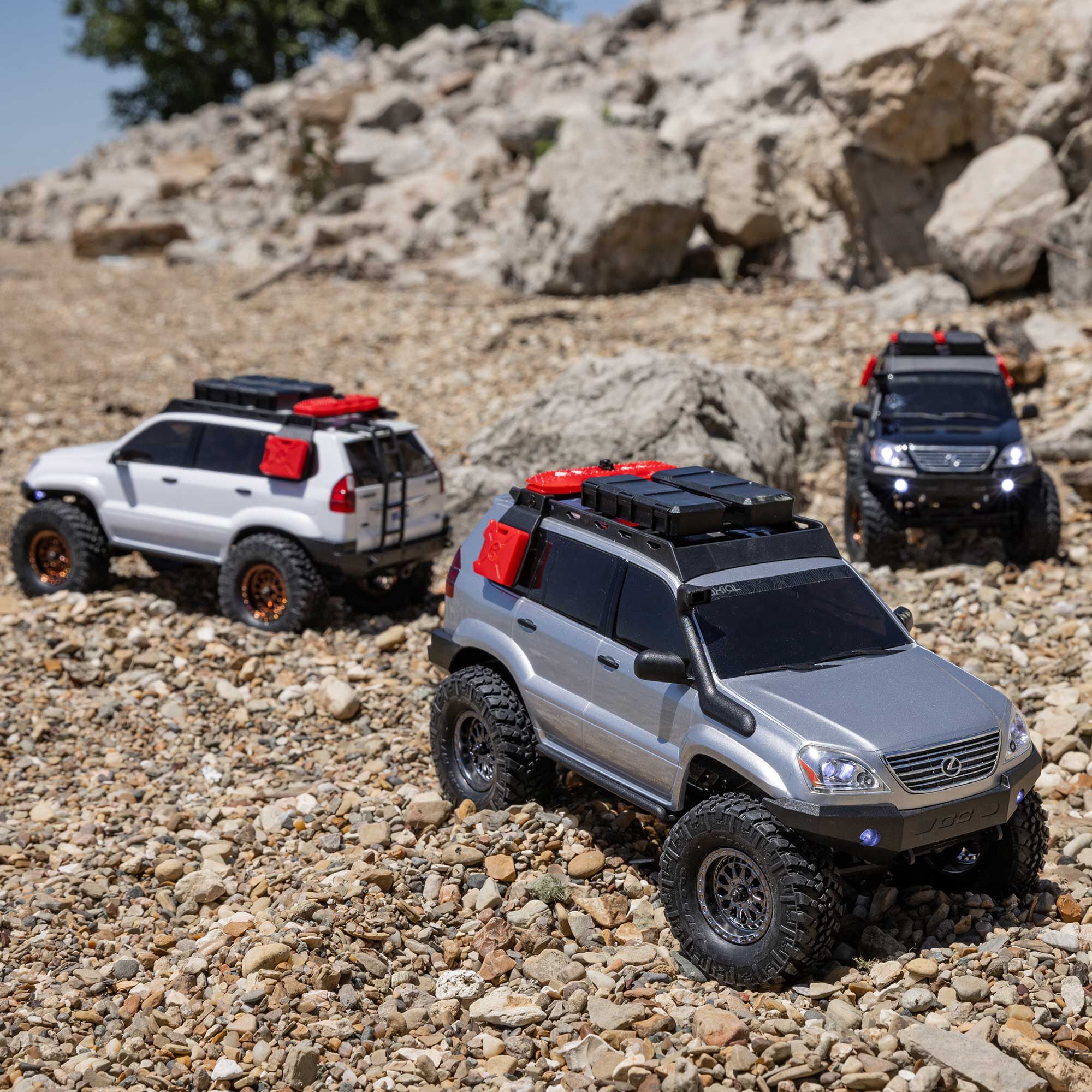 1/24 SCX24 Lexus GX 470 4X4 Rock Crawler RTR | Axial Adventure