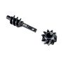Axial Steel Ring/Pinion Worm Gear, 2/10T, Axle: SCX30