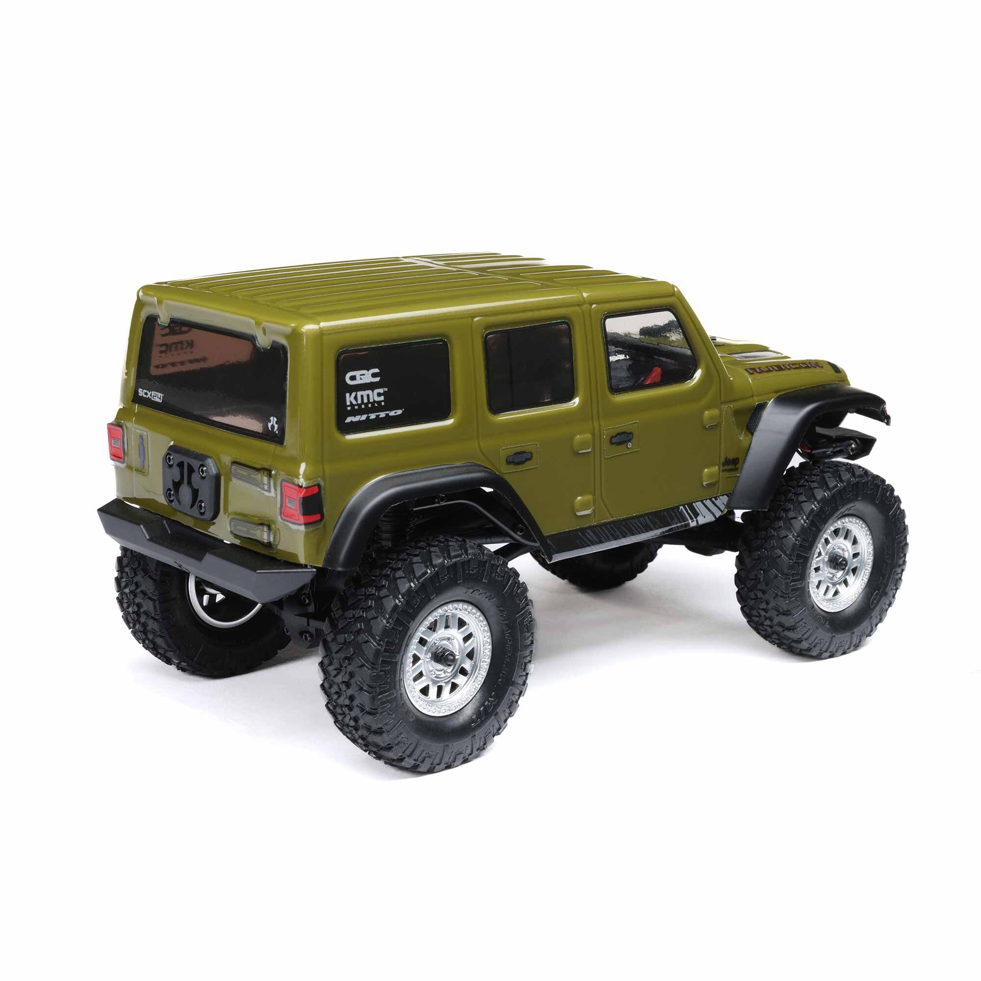 1/24 SCX24 Jeep Wrangler JLU 4X4 Rock Crawler Brushed RTR | Axial