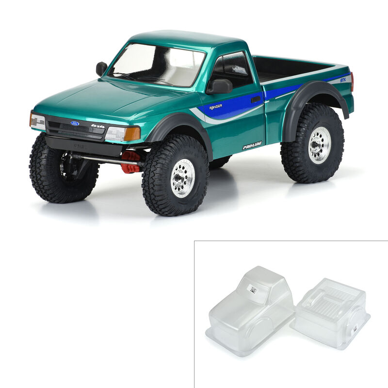 1/10 1993 Ford Ranger Clear Body 12.3" (313mm) Wheelbase Crawlers