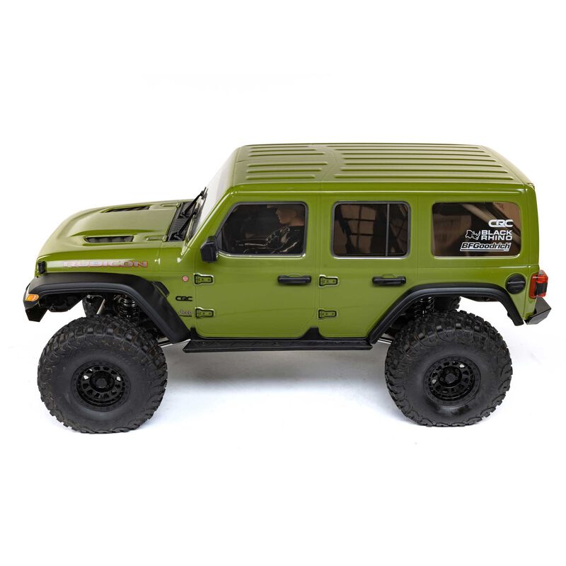 1/6 SCX6 Jeep JLU Wrangler 4WD Rock Crawler RTR: Green | Axial Adventure