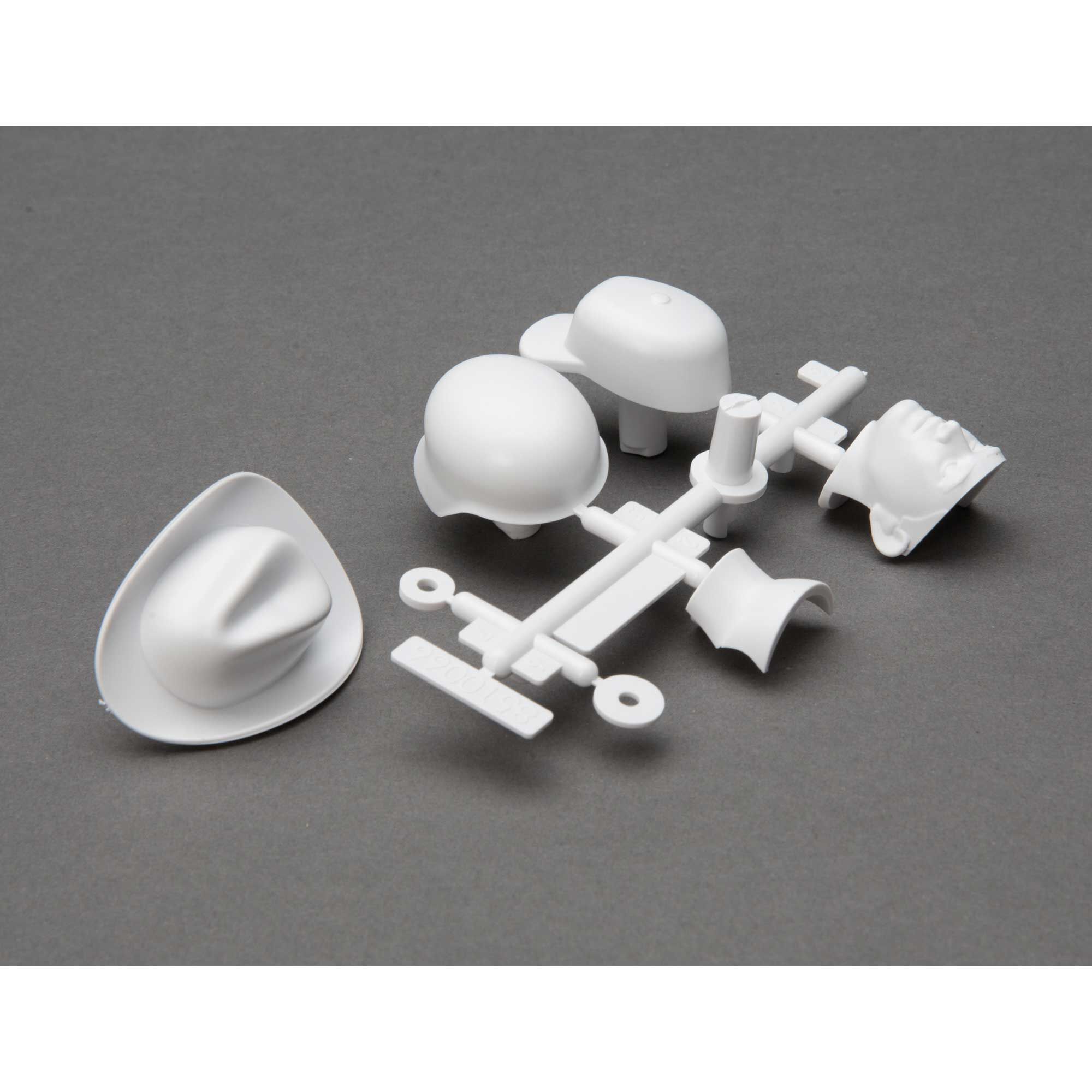 Drivers Head and Hat Set (White) | Axial Adventure