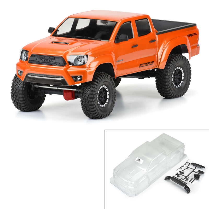 1/10 2015 Toyota Tacoma TRD Pro Clear Body 12.3" (313mm) Wheelbase: Crawlers