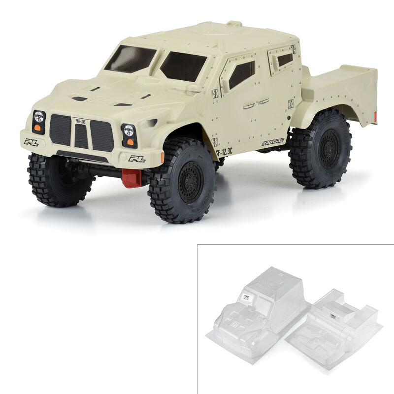 1/10 Strikeforce Clear Body 12.3" (313mm) Wheelbase Scale Crawlers