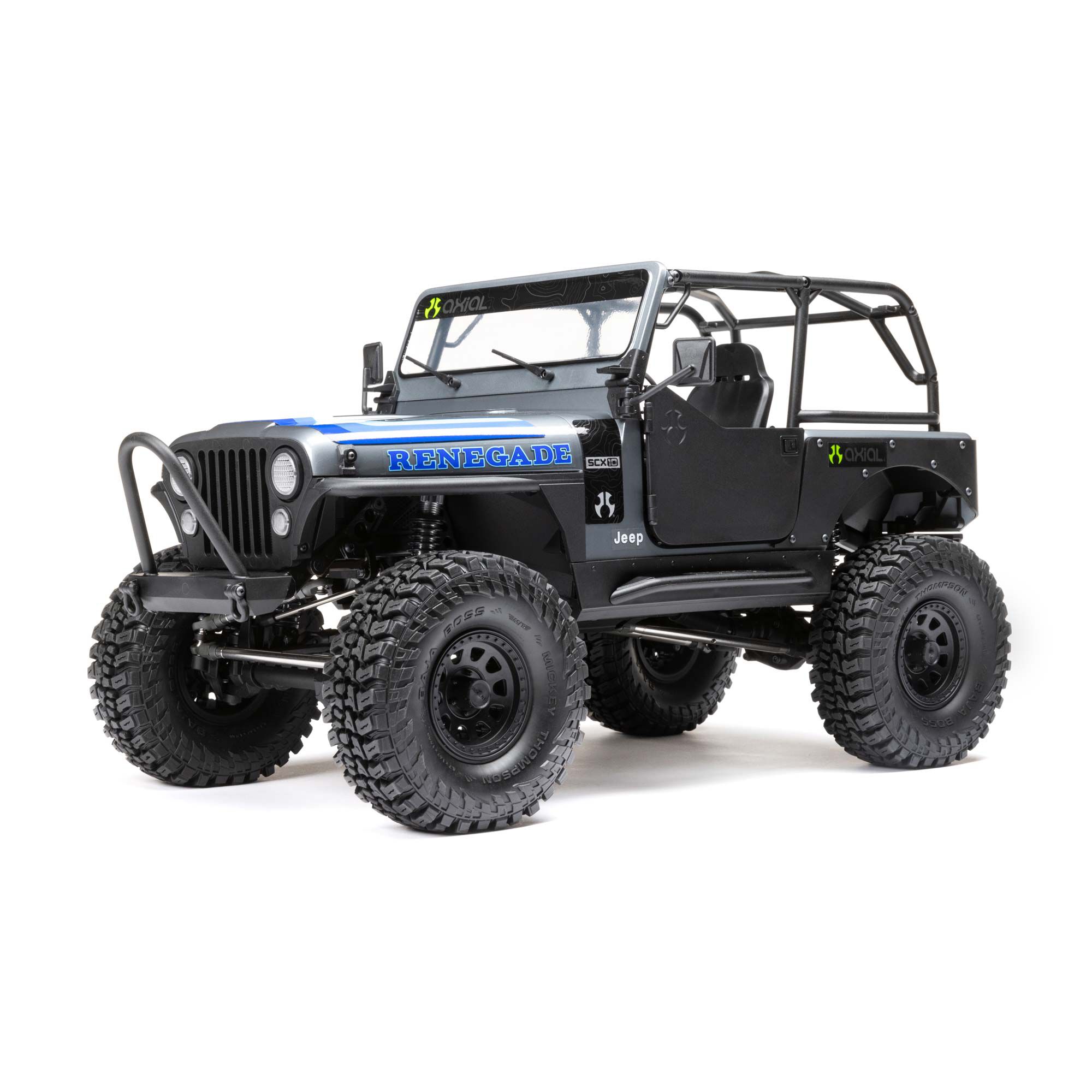 働き者の遊び人  axial SCX10 III Jeep CJ-7 1/10 SCX10 III Jeep CJ-7 4X4 RTR Brushed Rock Crawler, Grey