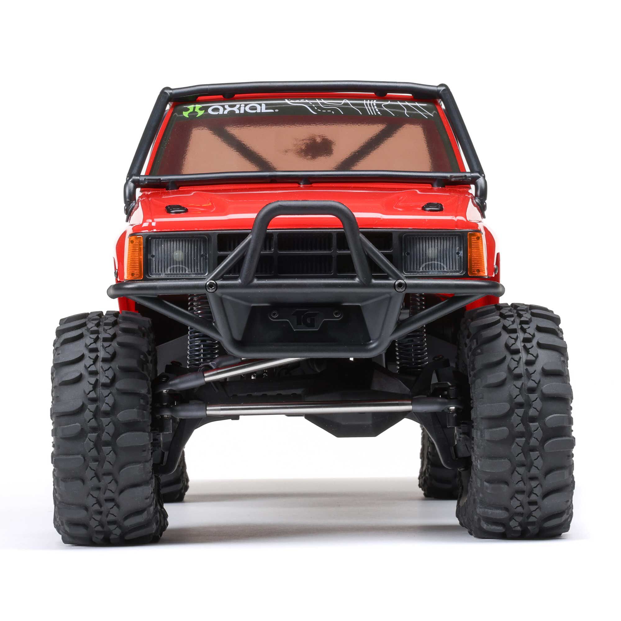 SCX10 60ボディ 1/10 SCX10 III 1987 Toyota SR5 4X4 RTR Brushed Rock Crawler, Red