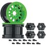 1/10 Method IFD 2.2 Beadlock Wheels, 12mm Hex, Green (2)