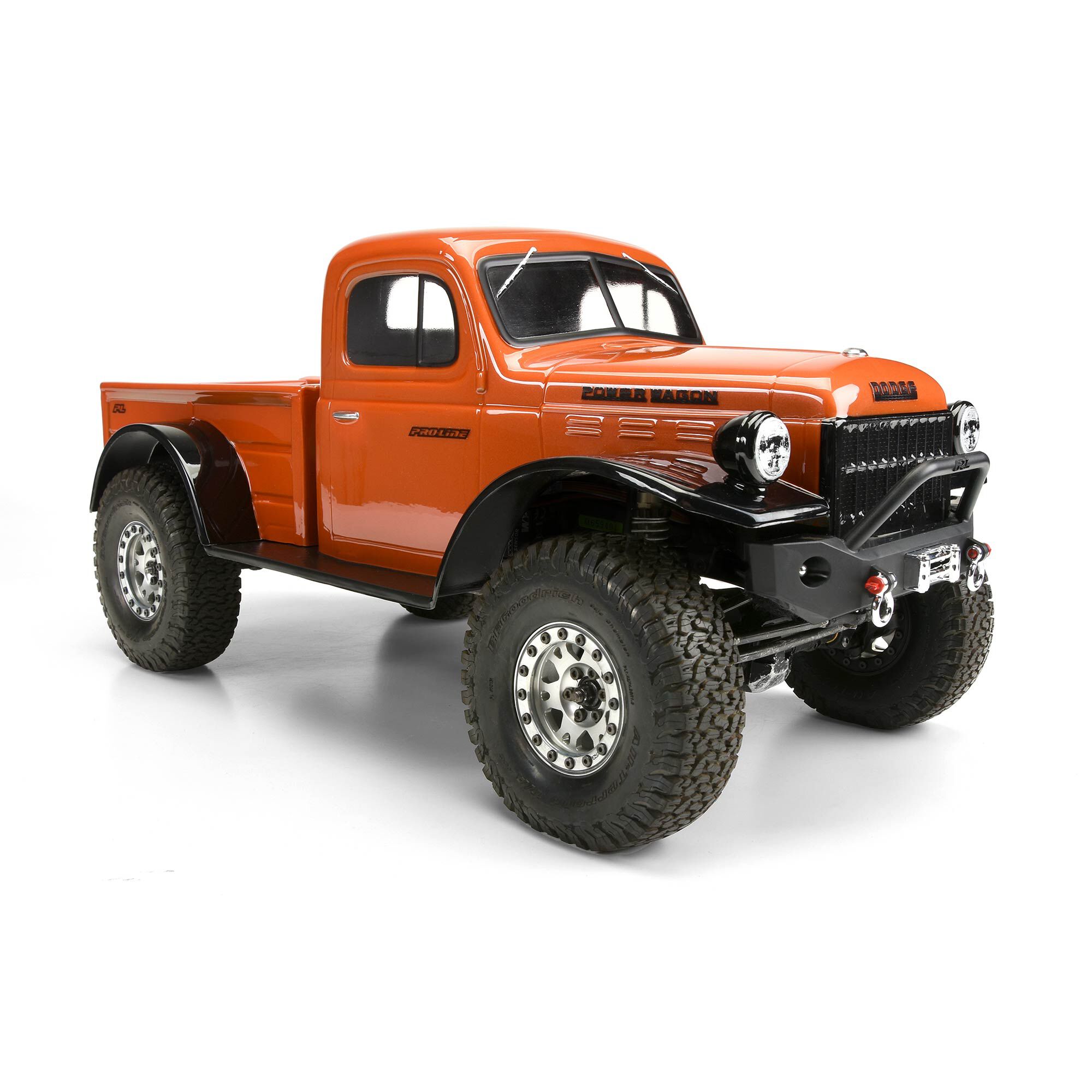 1/10 1946 Dodge Power Wagon Clear Body 12.3