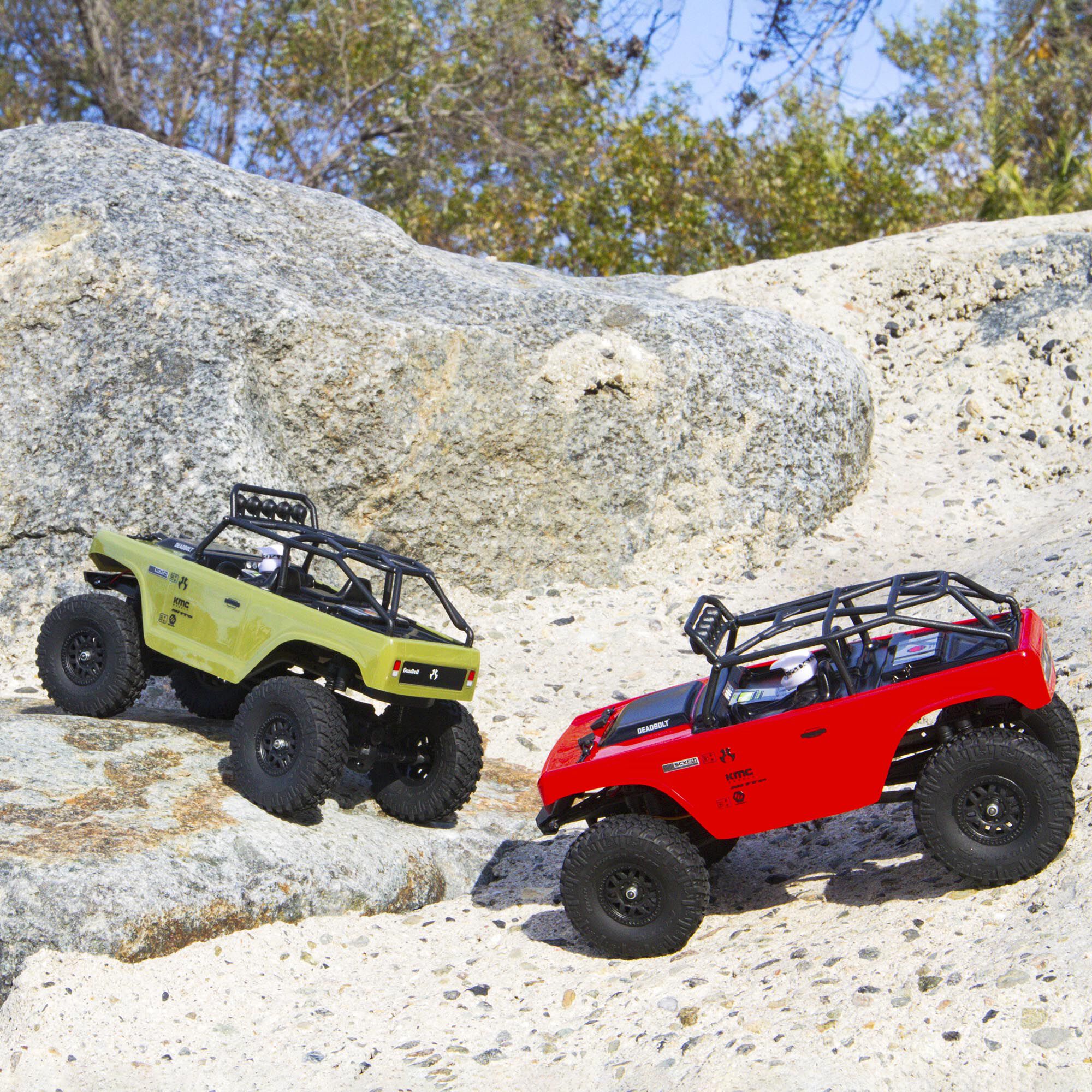 ホビーラジコン Axial SCX24 Deadbolt Axial 1/24 SCX24 Deadbolt 4WD Rock Crawler Brushed RTR