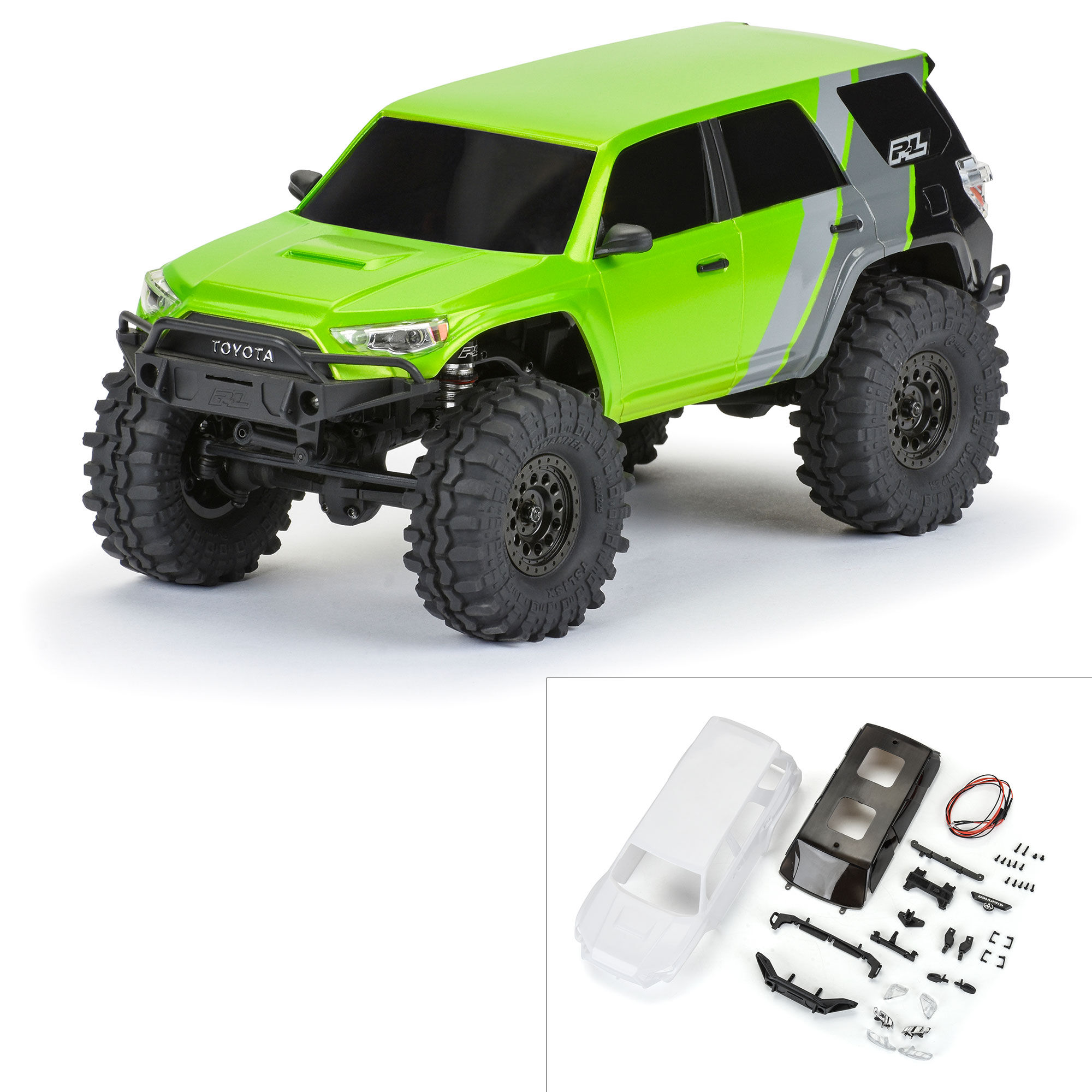 Pro-Line Racing 1/24 2024 Toyota 4Runner TRD Pro White Hard Body