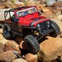 1/10 SCX10 III Jeep CJ-7 4X4 RTR Brushed Rock Crawler, Red