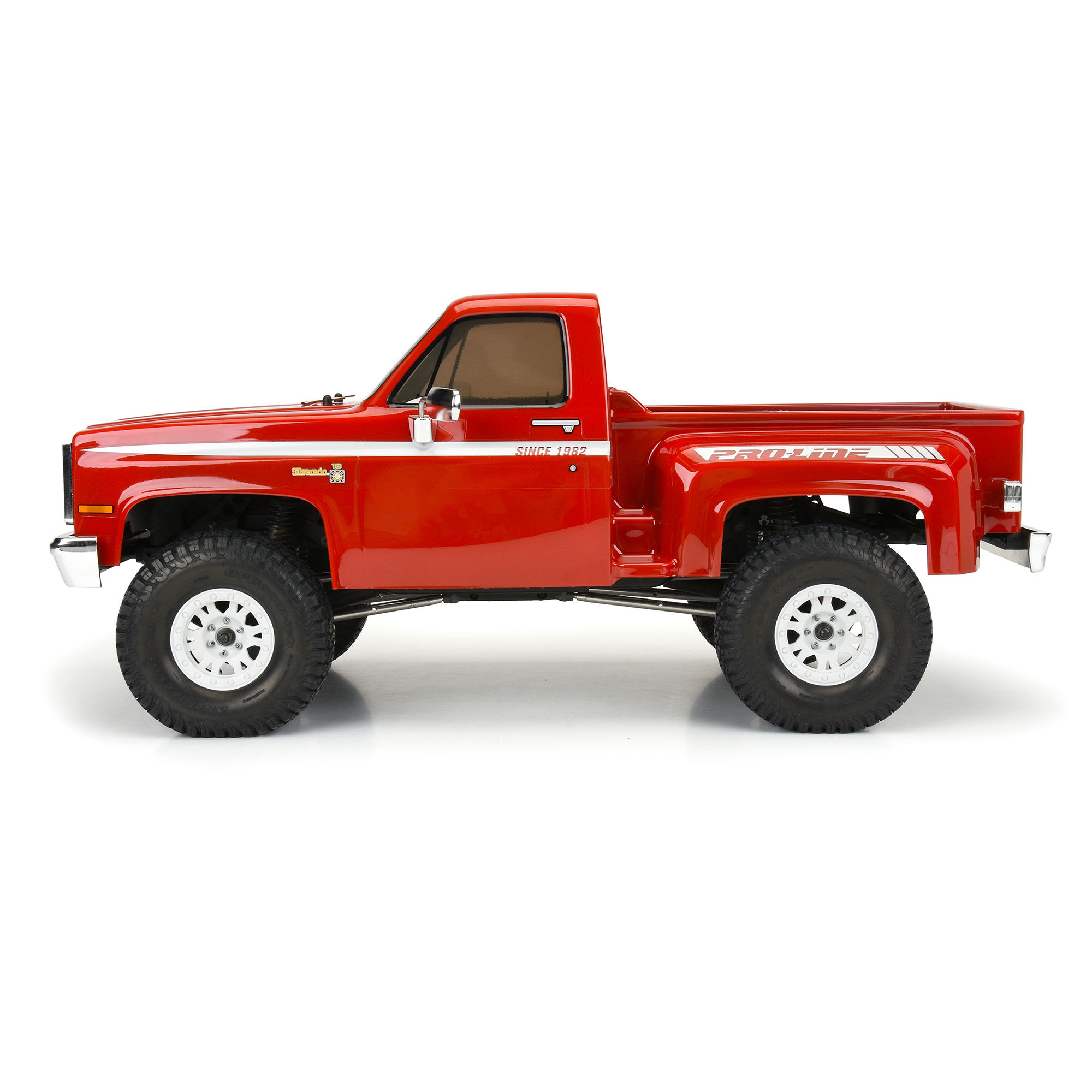 1982 Chevy K-10 Clear Body Set with Scale Molded Accessories