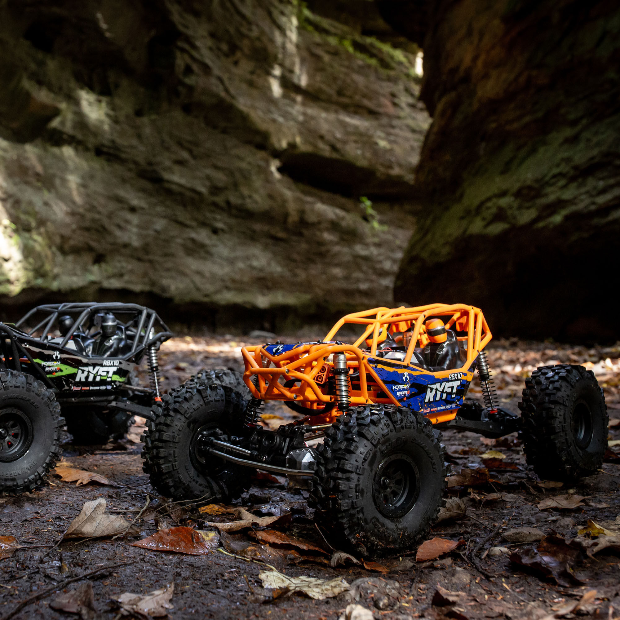 1/10 RBX10 Ryft 4X4 RTR Brushless Rock Bouncer, Orange | Axial
