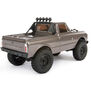 1/24 SCX24 1967 Chevrolet C10 4X4 RTR Brushed Rock Crawler (Battery & Charger Included), Dark Silver