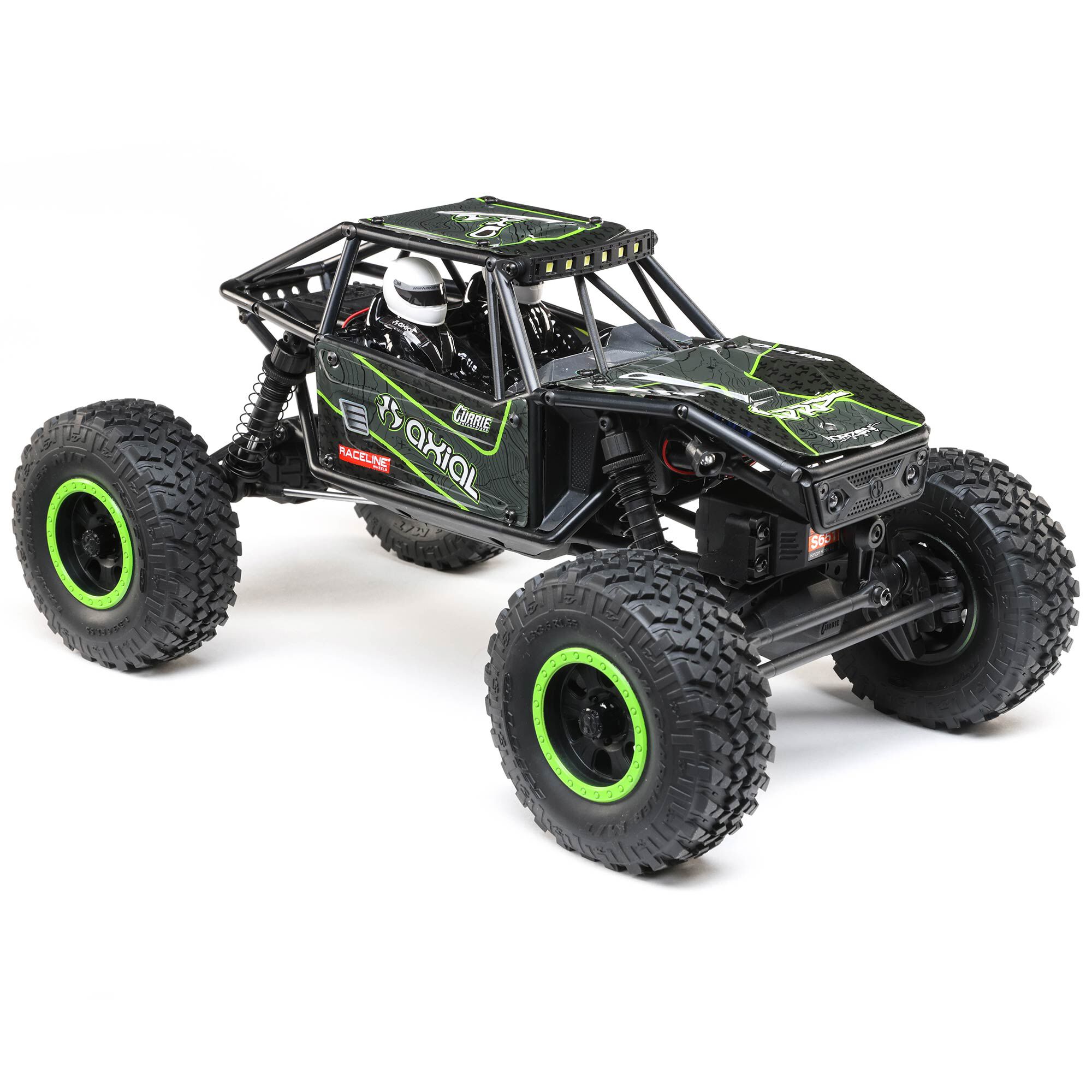 ホビーラジコン AXIAL CAPRA UTB18 RTR Axial 1/18 UTB18 Capra 4X4 RTR Brushed Rock Crawler (Battery