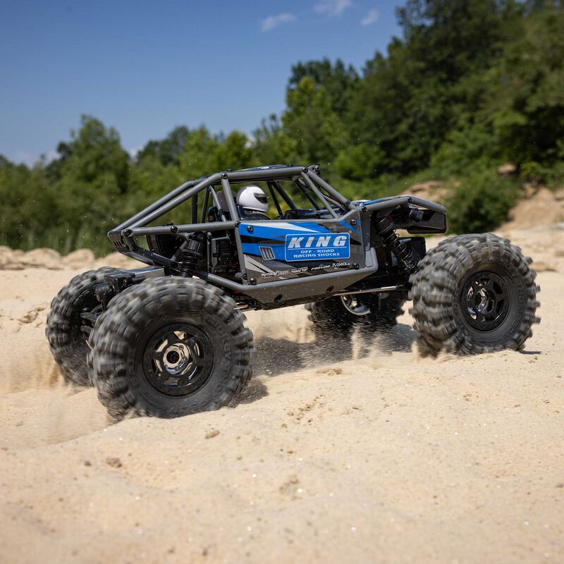 1/18 UTB18 Capra 4WS 4X4 RTR Brushed Rock Crawler (Battery & Charger Included), Blue 