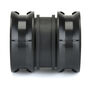 1/10 Carbine Front/Rear 1.9" 12mm Rock Crawler Wheels (2) Black